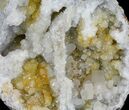 Keokuk Quartz Geode with Columnar Calcite Crystals - Iowa #144755-2